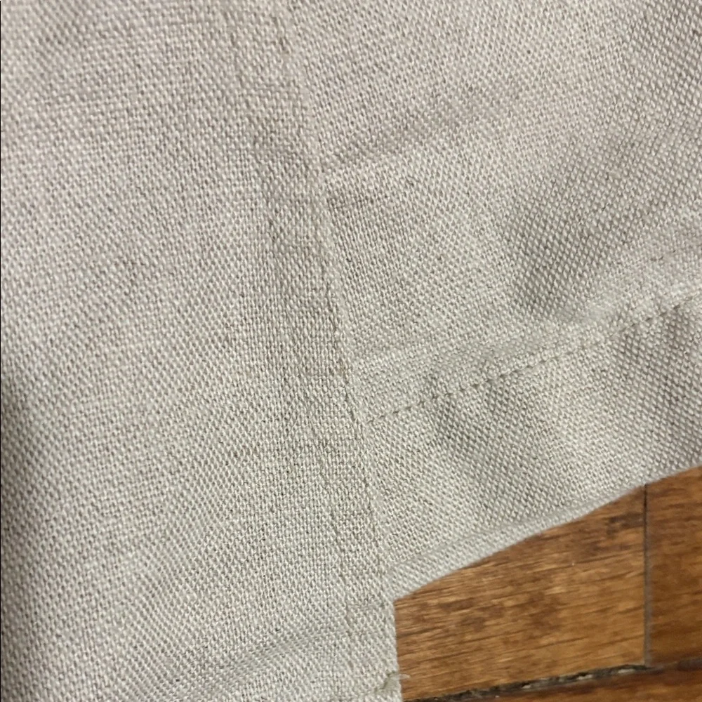 Vintage Dockers Tan Women's Skort with‎ Button Detail big linen cotton